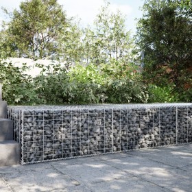 Gabion basket with galvanized iron cover 200x100x50 cm by , Pots and planters - Ref: Foro24-3295179, Price: 94,96 €, Discount: %