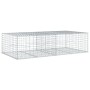 Gabion basket with galvanized iron cover 200x100x50 cm by , Pots and planters - Ref: Foro24-3295179, Price: 94,96 €, Discount: %