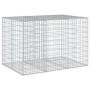 Gabion basket with galvanized iron cover 150x100x100cm by , Pots and planters - Ref: Foro24-3295191, Price: 109,63 €, Discoun...