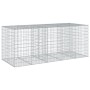 Gabion basket with galvanized iron cover 250x100x100cm by , Pots and planters - Ref: Foro24-3295193, Price: 165,46 €, Discoun...