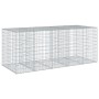 Gabion basket with galvanized iron cover 250x100x100cm by , Pots and planters - Ref: Foro24-3295193, Price: 165,46 €, Discoun...