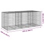 Gabion basket with galvanized iron cover 250x100x100cm by , Pots and planters - Ref: Foro24-3295193, Price: 165,46 €, Discoun...