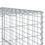 Cesta de gaviones con cubierta hierro galvanizado 500x100x150cm de , Maceteros y jardineras - Ref: Foro24-3295217, Precio: 40...