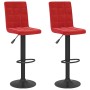 Kitchen stools 2 units red wine velvet by , Kitchen stools - Ref: Foro24-335769, Price: 131,55 €, Discount: %