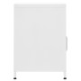 White steel bedside table 35x35x51 cm by , Nightstands - Ref: Foro24-336224, Price: 78,67 €, Discount: %