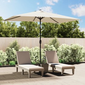 Sand white rectangular parasol 200x300 cm by vidaXL, Umbrellas - Ref: Foro24-40772, Price: 62,81 €, Discount: %