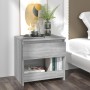 Bedside tables 2 units plywood gray Sonoma 40x30x39cm by , Nightstands - Ref: Foro24-815132, Price: 55,39 €, Discount: %