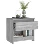 Bedside tables 2 units plywood gray Sonoma 40x30x39cm by , Nightstands - Ref: Foro24-815132, Price: 55,39 €, Discount: %