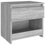 Bedside tables 2 units plywood gray Sonoma 40x30x39cm by , Nightstands - Ref: Foro24-815132, Price: 55,39 €, Discount: %