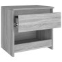 Bedside tables 2 units plywood gray Sonoma 40x30x39cm by , Nightstands - Ref: Foro24-815132, Price: 55,39 €, Discount: %