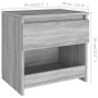 Bedside tables 2 units plywood gray Sonoma 40x30x39cm by , Nightstands - Ref: Foro24-815132, Price: 55,39 €, Discount: %