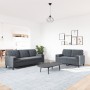 Zweiteiliges Sofaset mit dunkelgrauen Samtkissen. von , Sofas - Ref: Foro24-3278412, Preis: 509,07 €, Rabatt: %