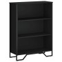 Estantería de madera de ingeniería negra 80x31x106 cm de , Librerías y estanterías - Ref: Foro24-848624, Precio: 68,97 €, Des...