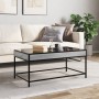 Coffee table with Infinity LED gray Sonoma 90x50x41 cm by , Coffee table - Ref: Foro24-847690, Price: 122,57 €, Discount: %