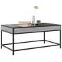 Coffee table with Infinity LED gray Sonoma 90x50x41 cm by , Coffee table - Ref: Foro24-847690, Price: 122,57 €, Discount: %