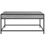 Coffee table with Infinity LED gray Sonoma 90x50x41 cm by , Coffee table - Ref: Foro24-847690, Price: 122,57 €, Discount: %