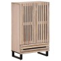 Massiver hoher Mangoholz-Sideboard 60x34x100 cm von , CD- und DVD-Speicher - Ref: Foro24-377587, Preis: 168,08 €, Rabatt: %