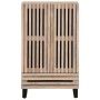 Aparador alto madera maciza de mango 60x34x100 cm de , Almacenamiento para CD y DVD - Ref: Foro24-377587, Precio: 168,08 €, D...