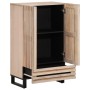 Aparador alto madera maciza de mango 60x34x100 cm de , Almacenamiento para CD y DVD - Ref: Foro24-377587, Precio: 168,08 €, D...