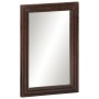 Solid mango wood and glass bathroom mirror 50x70 cm by , Bathroom furniture - Ref: Foro24-377591, Price: 52,56 €, Discount: %