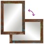 Solid acacia wood and glass bathroom mirror 50x70 cm by , Bathroom furniture - Ref: Foro24-377593, Price: 51,73 €, Discount: %