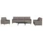 4-piece gray taupe fabric sofa set with footrests by , Sofas - Ref: Foro24-3278302, Price: 740,75 €, Discount: %