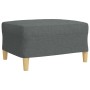 Sofagarnitur mit Fußhocker, 3-teilig, dunkelgraues Stoff von , Sofas - Ref: Foro24-3278328, Preis: 551,06 €, Rabatt: %