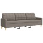 Zweiteiliges Sofaset mit Kissen, grauer Taupe-Stoff. von , Sofas - Ref: Foro24-3278342, Preis: 542,04 €, Rabatt: %