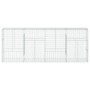 Gabion basket with galvanized iron cover 400x50x150 cm by , Pots and planters - Ref: Foro24-3295157, Price: 215,99 €, Discoun...