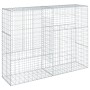 Gabion basket with galvanized iron cover 200x50x150 cm by , Pots and planters - Ref: Foro24-3295155, Price: 121,40 €, Discoun...