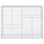 Gabion basket with galvanized iron cover 200x50x150 cm by , Pots and planters - Ref: Foro24-3295155, Price: 121,40 €, Discoun...