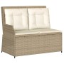 Garden furniture set 3 pieces and beige synthetic rattan cushions by , Garden sets - Ref: Foro24-3262446, Price: 521,61 €, Di...