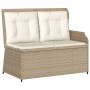 Garden furniture set 3 pieces and beige synthetic rattan cushions by , Garden sets - Ref: Foro24-3262446, Price: 521,61 €, Di...