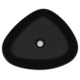 Black ceramic triangular sink 50.5x41x12 cm by , Sinks - Ref: Foro24-142740, Price: 57,99 €, Discount: %