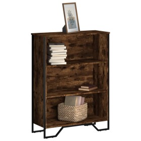 Estantería madera de ingeniería roble ahumado 80x31x106 cm de , Librerías y estanterías - Ref: Foro24-848626, Precio: 70,99 €...