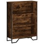 Estantería madera de ingeniería roble ahumado 80x31x106 cm de , Librerías y estanterías - Ref: Foro24-848626, Precio: 67,08 €...