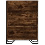 Estantería madera de ingeniería roble ahumado 80x31x106 cm de , Librerías y estanterías - Ref: Foro24-848626, Precio: 67,08 €...