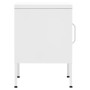 Nachttische 2 Stück weiß Stahl 35x35x51 cm von , Nachttische - Ref: Foro24-3095213, Preis: 132,74 €, Rabatt: %