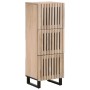 Aparador alto madera maciza de mango 40x34x110 cm de , Almacenamiento para CD y DVD - Ref: Foro24-377582, Precio: 144,99 €, D...