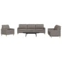 Dreiteiliges Sofaset in grau-taupefarbenem Stoff. von , Sofas - Ref: Foro24-3278294, Preis: 653,39 €, Rabatt: %