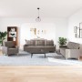 Dreiteiliges Sofaset in grau-taupefarbenem Stoff. von , Sofas - Ref: Foro24-3278294, Preis: 653,39 €, Rabatt: %