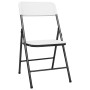 Folding garden chairs, 4 units, white HDPE by vidaXL, Garden chairs - Ref: Foro24-313556, Price: 113,29 €, Discount: %