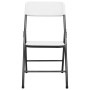 Folding garden chairs, 4 units, white HDPE by vidaXL, Garden chairs - Ref: Foro24-313556, Price: 113,29 €, Discount: %