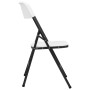 Folding garden chairs, 4 units, white HDPE by vidaXL, Garden chairs - Ref: Foro24-313556, Price: 113,29 €, Discount: %