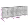 Gabion basket with galvanized iron cover 600x50x200 cm by , Pots and planters - Ref: Foro24-3295171, Price: 416,99 €, Discoun...