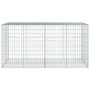 Gabion basket with galvanized iron cover 200x100x100cm by , Pots and planters - Ref: Foro24-3295192, Price: 119,99 €, Discoun...