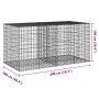 Gabion basket with galvanized iron cover 200x100x100cm by , Pots and planters - Ref: Foro24-3295192, Price: 119,99 €, Discoun...