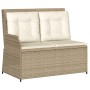 Garden furniture set 3 pieces and beige synthetic rattan cushions by , Garden sets - Ref: Foro24-3262104, Price: 533,76 €, Di...