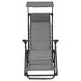 Folding chairs 2 units gray textilene by vidaXL, Loungers - Ref: Foro24-312470, Price: 174,35 €, Discount: %