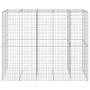 Gabion basket with galvanized iron cover 250x100x200cm by , Pots and planters - Ref: Foro24-3295228, Price: 267,33 €, Discoun...